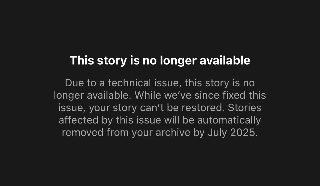 Instagram's latest mistake is why you should backup all your stories from now on! Picture 3