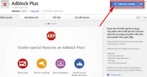 Picture 2 of Install Adblock, an add-on to block ads on Google Chrome and Firefox browsers.