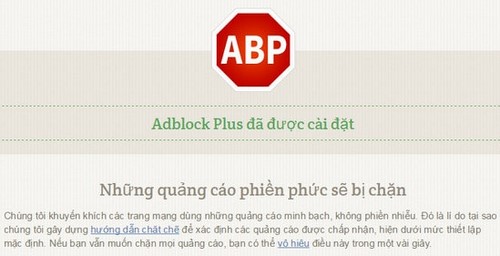 Picture 4 of Install Adblock, an add-on to block ads on Google Chrome and Firefox browsers.