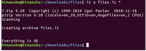 Install and use 7 ZIP on Ubuntu Linux Picture 2