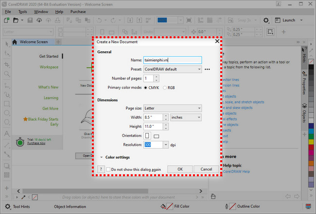 Picture 11 of Install and use Corel, design professional images with CorelDraw.