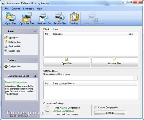 Picture 11 of Install and use FILEminimizer Pictures to reduce image file size.