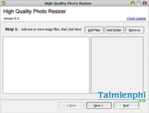 Picture 9 of Install High Quality Photo Resizer, software for reducing image file size on Windows 7, 8, and 10.