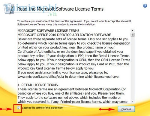 Install Office 2010, Word and Excel office suite Picture 5