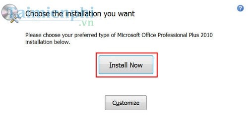 Install Office 2010, Word and Excel office suite Picture 6