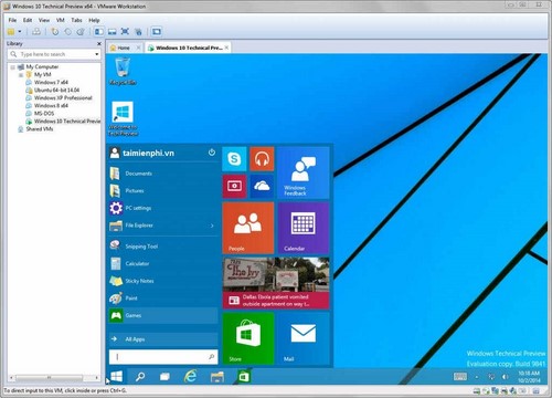 Install Windows 10 in VMWare Workstation virtual machine for computer Picture 10