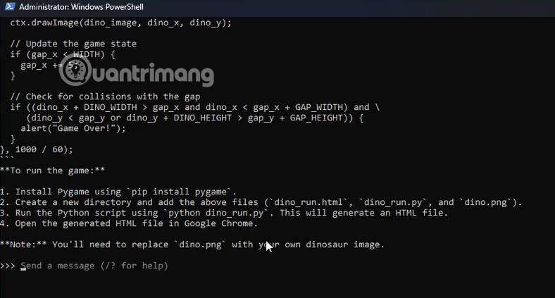Instructions for installing and using Claude Offline on a computer. Picture 7
