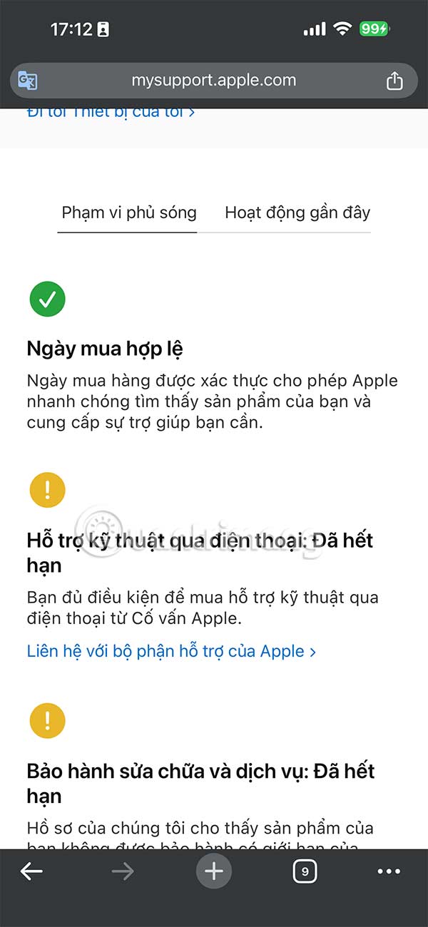 Instructions on 4 ways to check Apple warranty accurately Picture 13