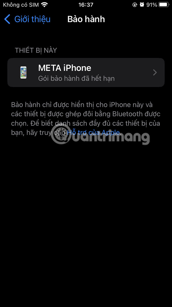 Instructions on 4 ways to check Apple warranty accurately Picture 4
