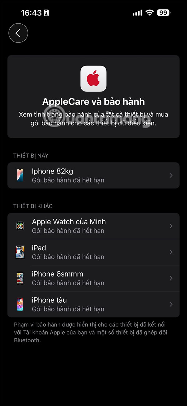 Instructions on 4 ways to check Apple warranty accurately Picture 7