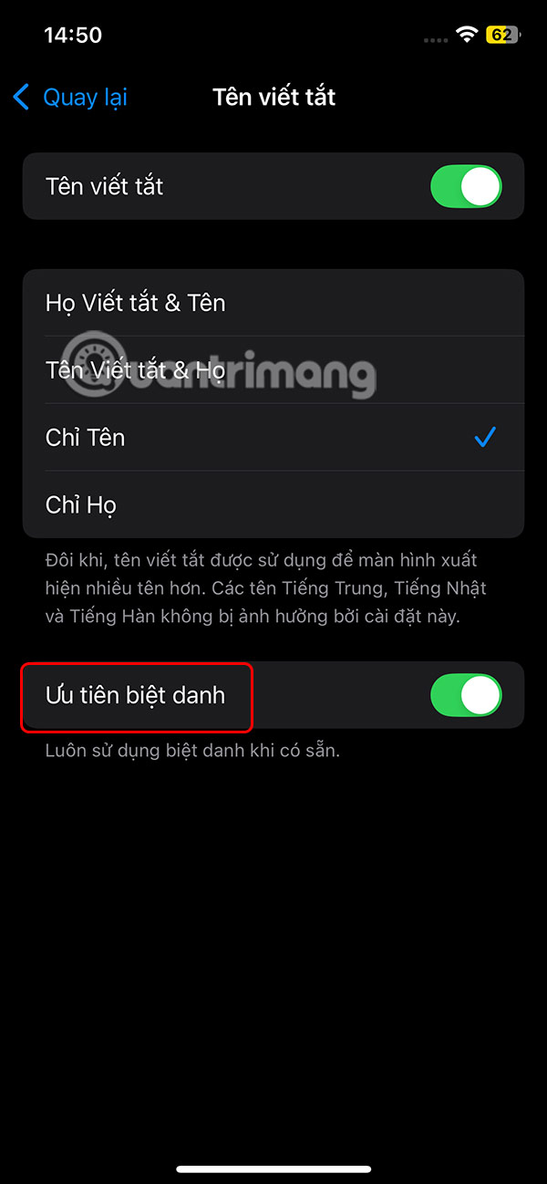 Instructions for 4 ways to hide contacts on iPhone Picture 10
