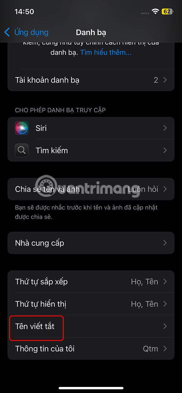 Instructions for 4 ways to hide contacts on iPhone Picture 9