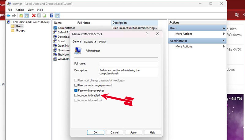 Instructions for activating and using Admin Share on Windows 11/10/8/7 Picture 3