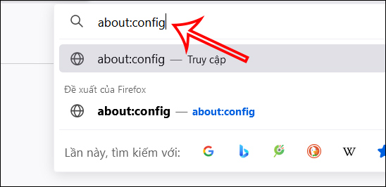 Instructions for activating vertical tabs on Firefox Picture 1