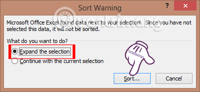 Picture 17 of Instructions on adding alternating blank rows in Microsoft Excel