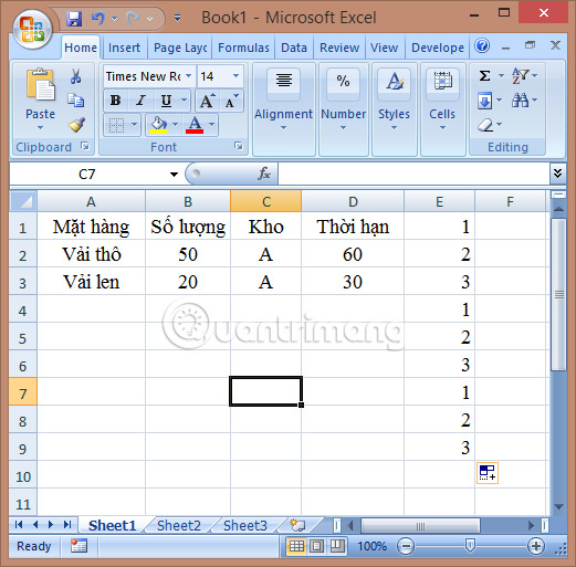Picture 20 of Instructions on adding alternating blank rows in Microsoft Excel