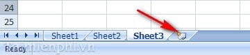 Instructions for adding more Sheets and spreadsheets in Excel Picture 1