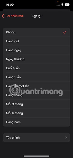 Instructions for adding reminders to iPhone Calendar Picture 6