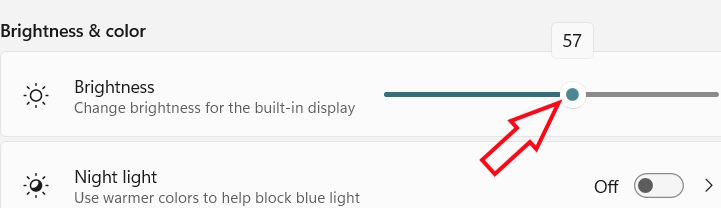 Instructions for adjusting Windows 11 screen brightness Picture 3