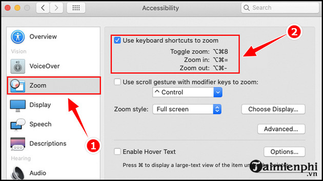 Instructions for adjusting the computer screen to a smaller size on ...