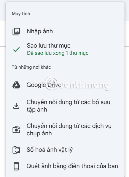 Instructions for automatically backing up folders to Google Photos Picture 5