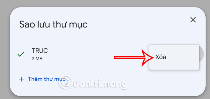 Instructions for automatically backing up folders to Google Photos Picture 7