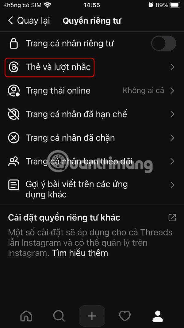 How to block tags from your Threads account Picture 4