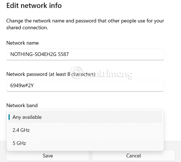 Instructions for broadcasting WiFi from Windows 11 computer Picture 5