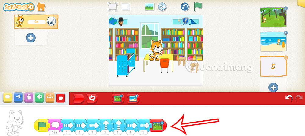 Instructions for building animated scenes on ScratchJR Picture 10