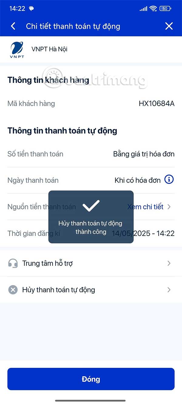 Instructions to cancel automatic ZaloPay payment to avoid losing money Picture 6