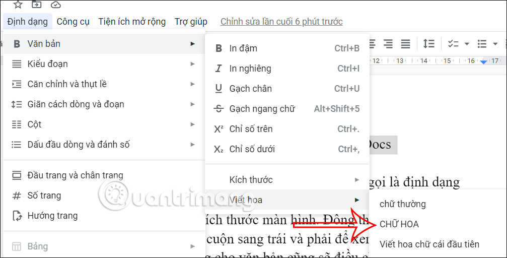 Instructions For Capitalizing On Google Docs In All Styles TipsMake Com