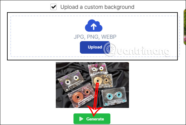Instructions for changing AI photo background online Picture 6