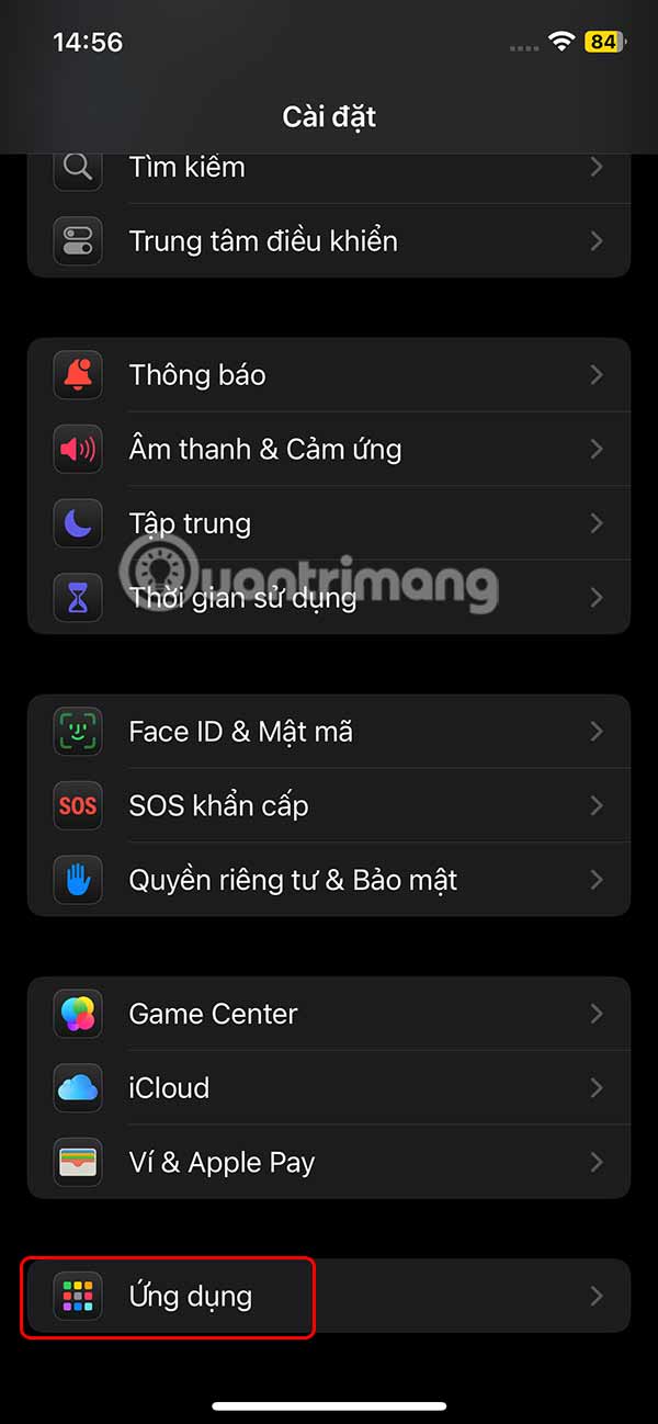 Instructions to change default account in Apple Note Picture 1