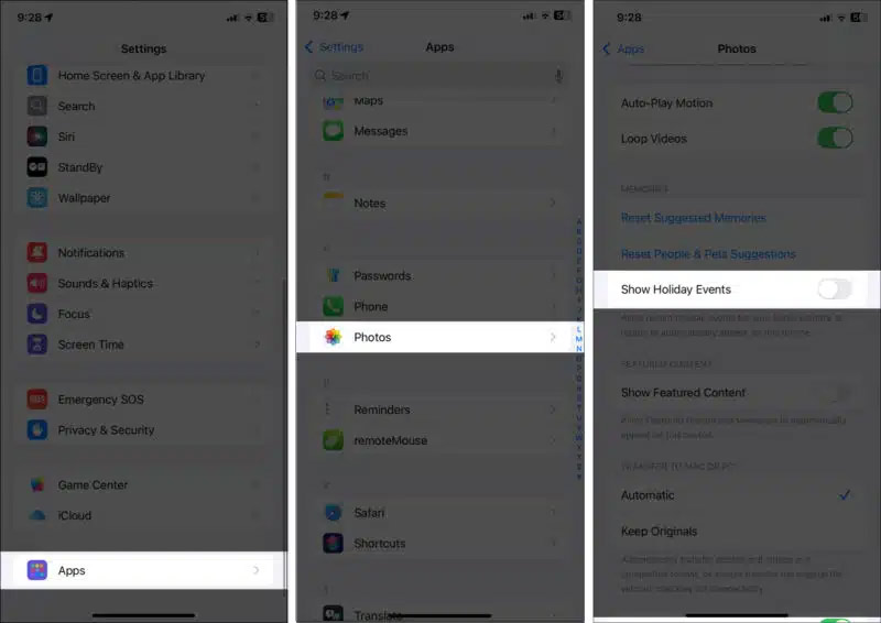 Picture 4 of Instructions for changing featured photos on iPhone