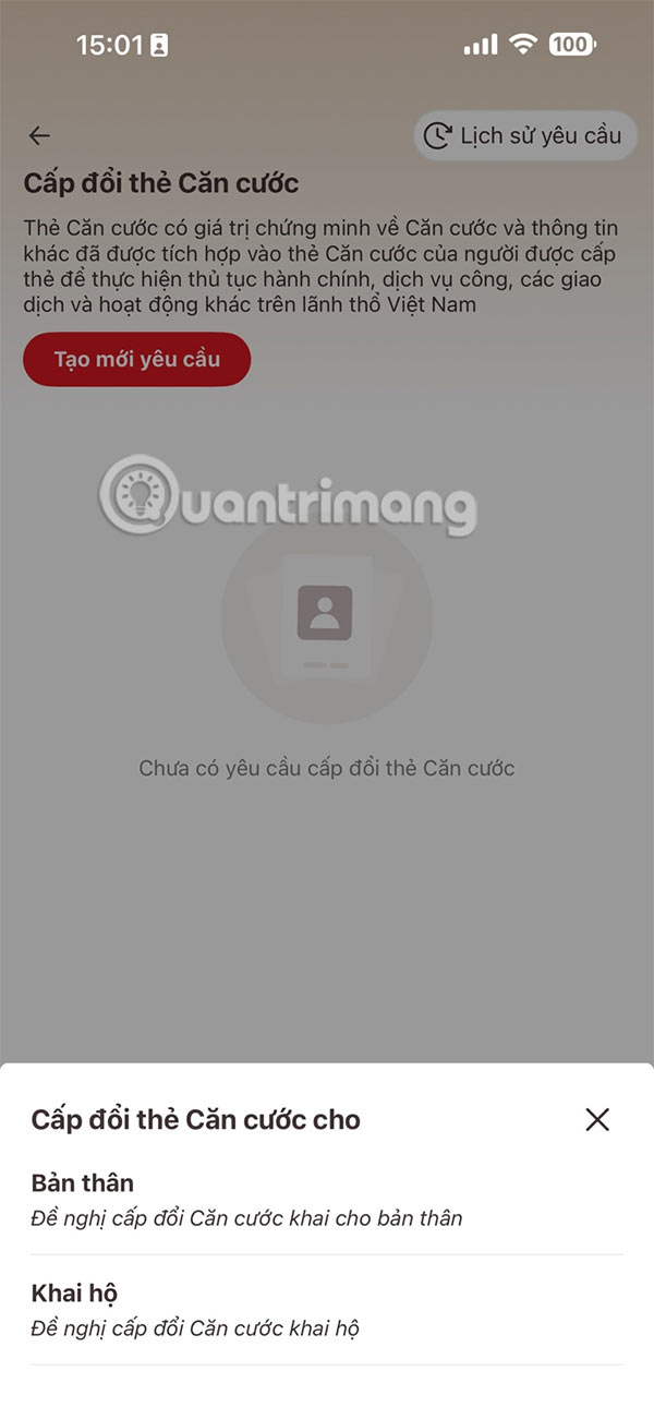 Instructions for changing ID card on VNeID according to new ward/commune Picture 3