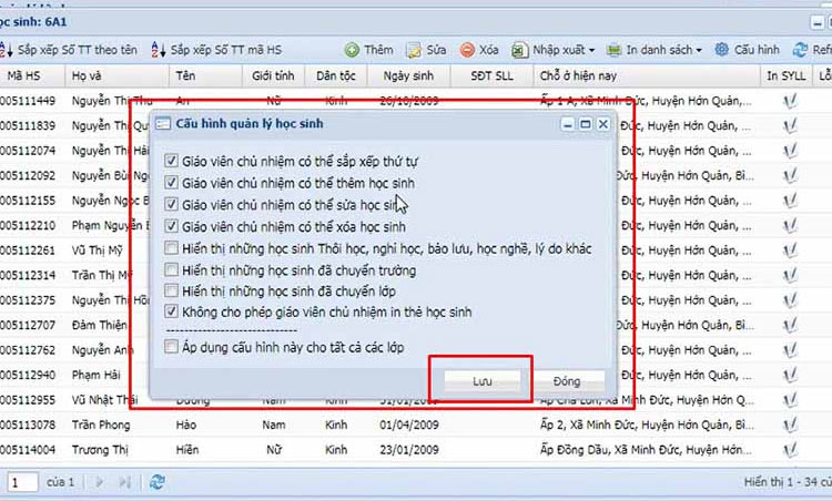 Picture 10 of Instructions on how to change student information on VnEdu
