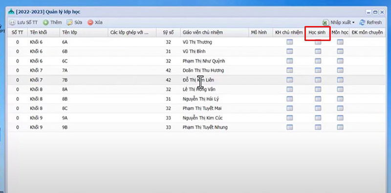 Picture 4 of Instructions on how to change student information on VnEdu