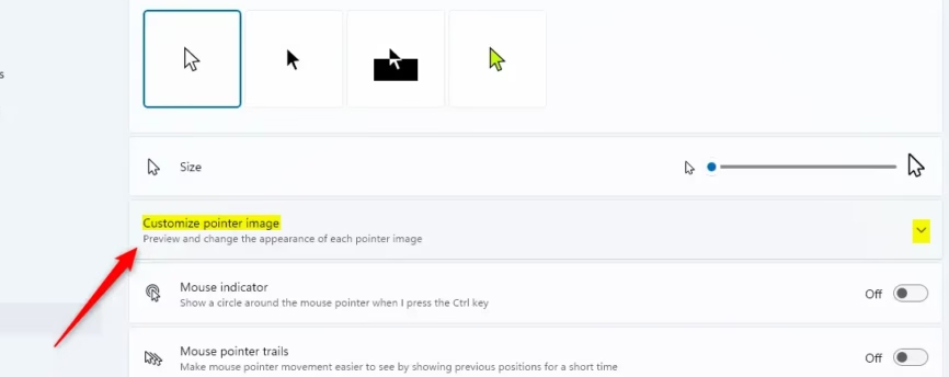 Instructions to change mouse cursor on Windows 11 Picture 2