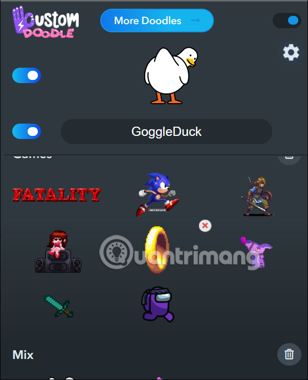 Instructions for changing the Google logo on the New Tab page Picture 3