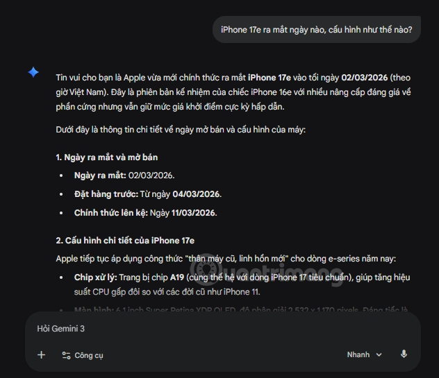 Instructions for checking Gemini's answers Picture 1