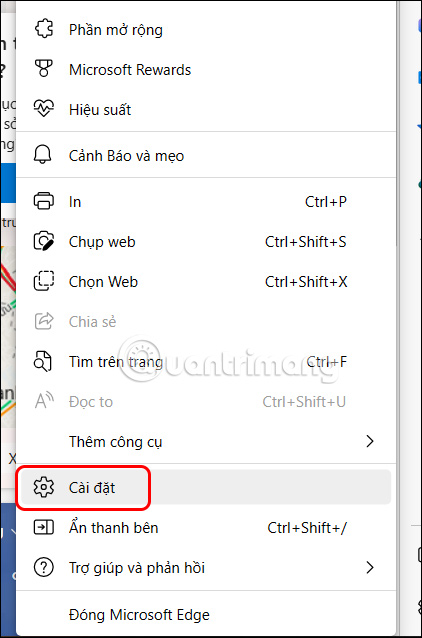 Instructions for clearing Microsoft Edge browser cache Picture 1