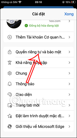 Instructions for clearing Microsoft Edge browser cache Picture 8