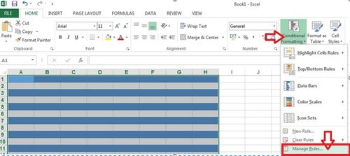 Instructions for coloring alternating rows and columns in Excel Picture 11