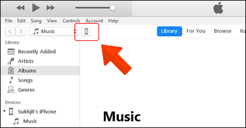 Instructions for Connecting iPhone to Computer Using iTunes Picture 7