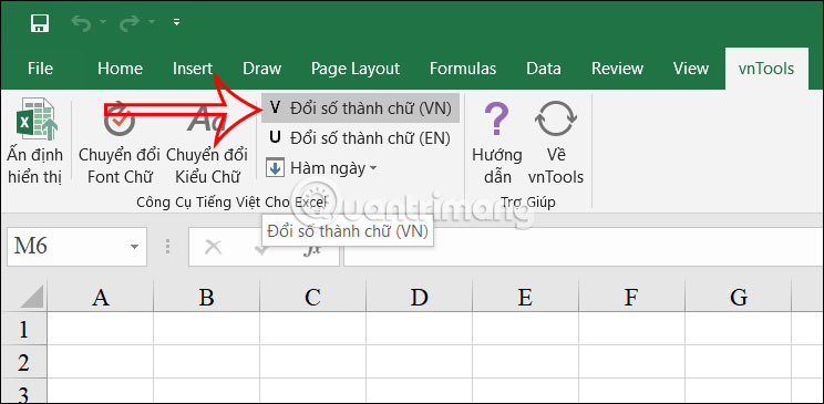 Instructions for converting numbers to words in Excel Picture 8