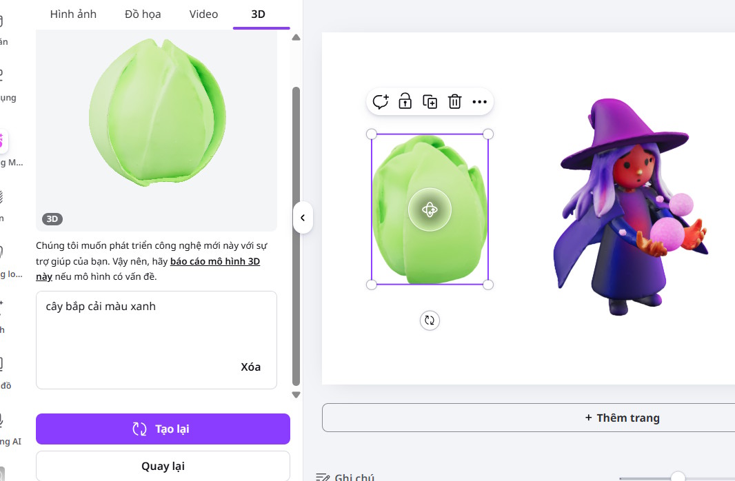 Guide to creating 3D designs using AI in Canva Picture 6
