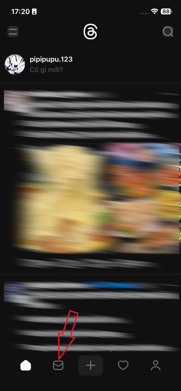 Instructions for creating a chat group on Threads Picture 1