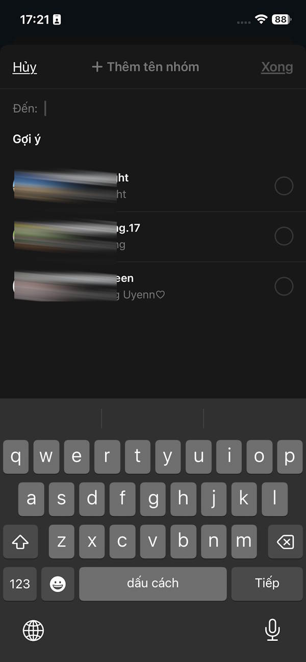 Instructions for creating a chat group on Threads Picture 4