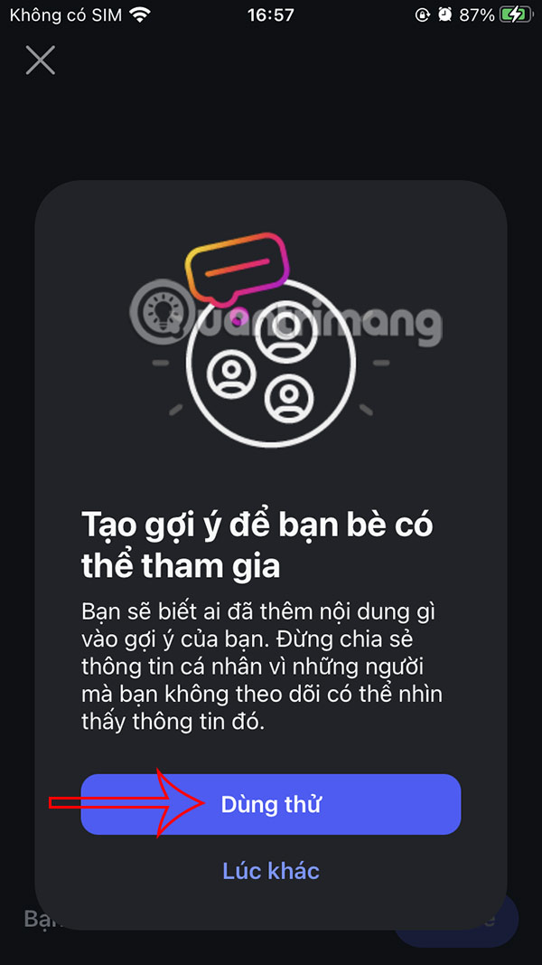 How to create chat in Instagram notes Picture 3