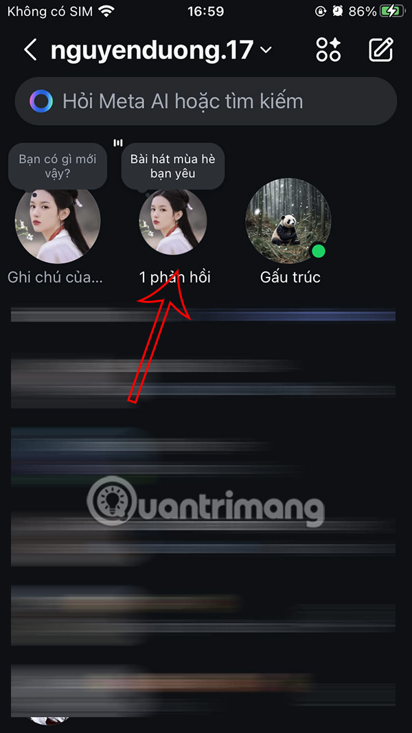 How to create chat in Instagram notes Picture 6